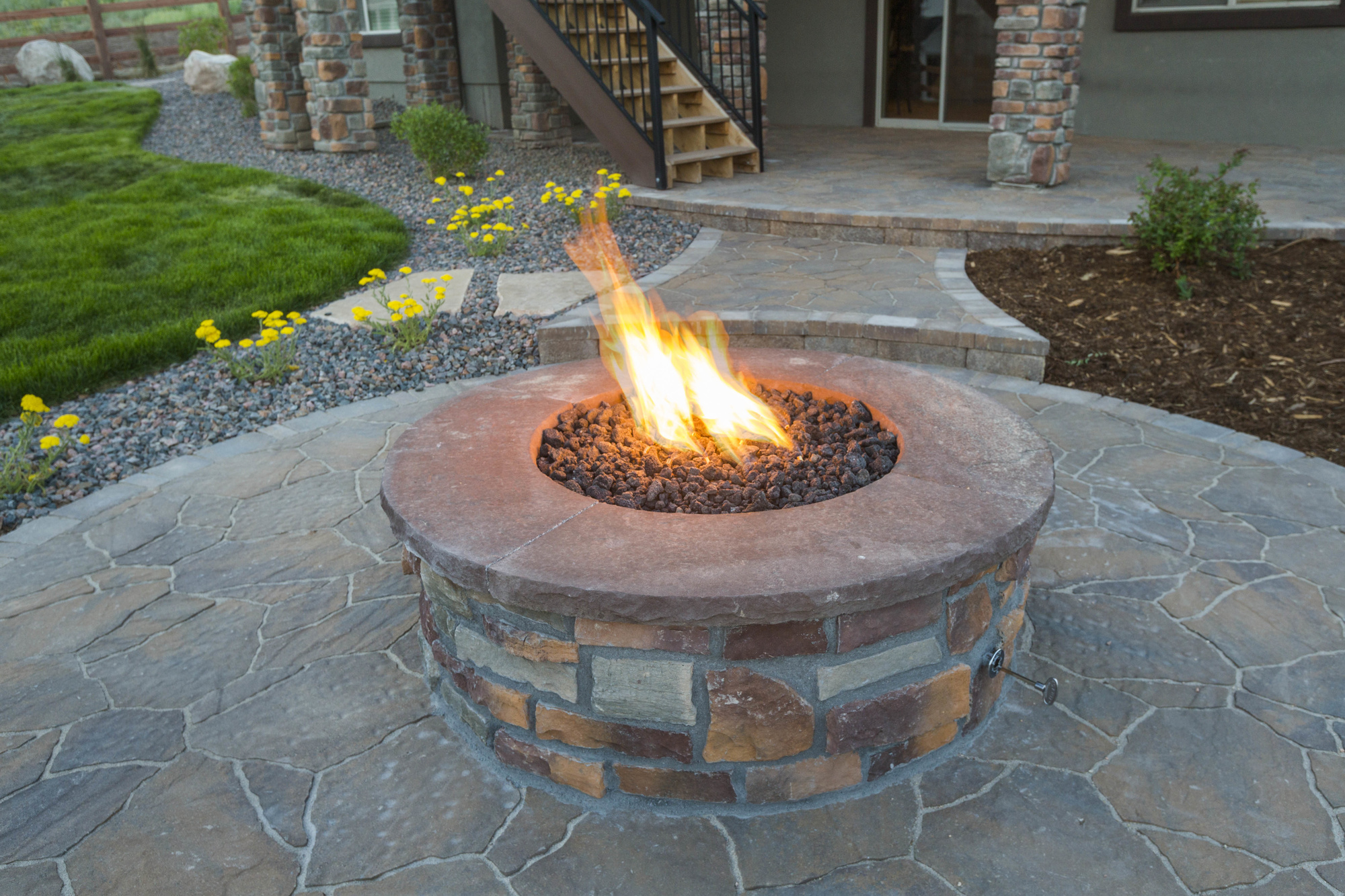 Circular Fire Pit Champion Brick